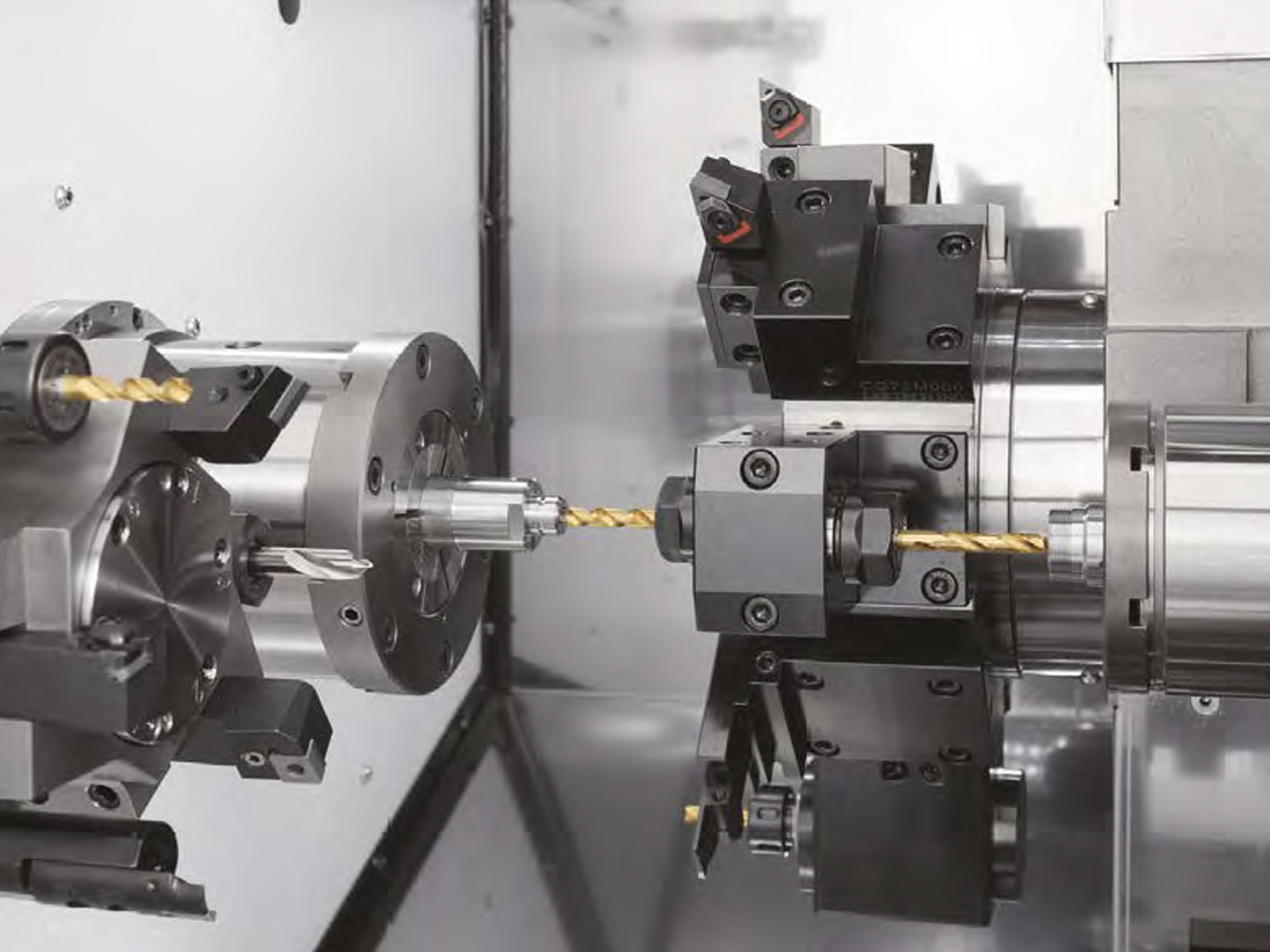 Simultaneous front/back machining
