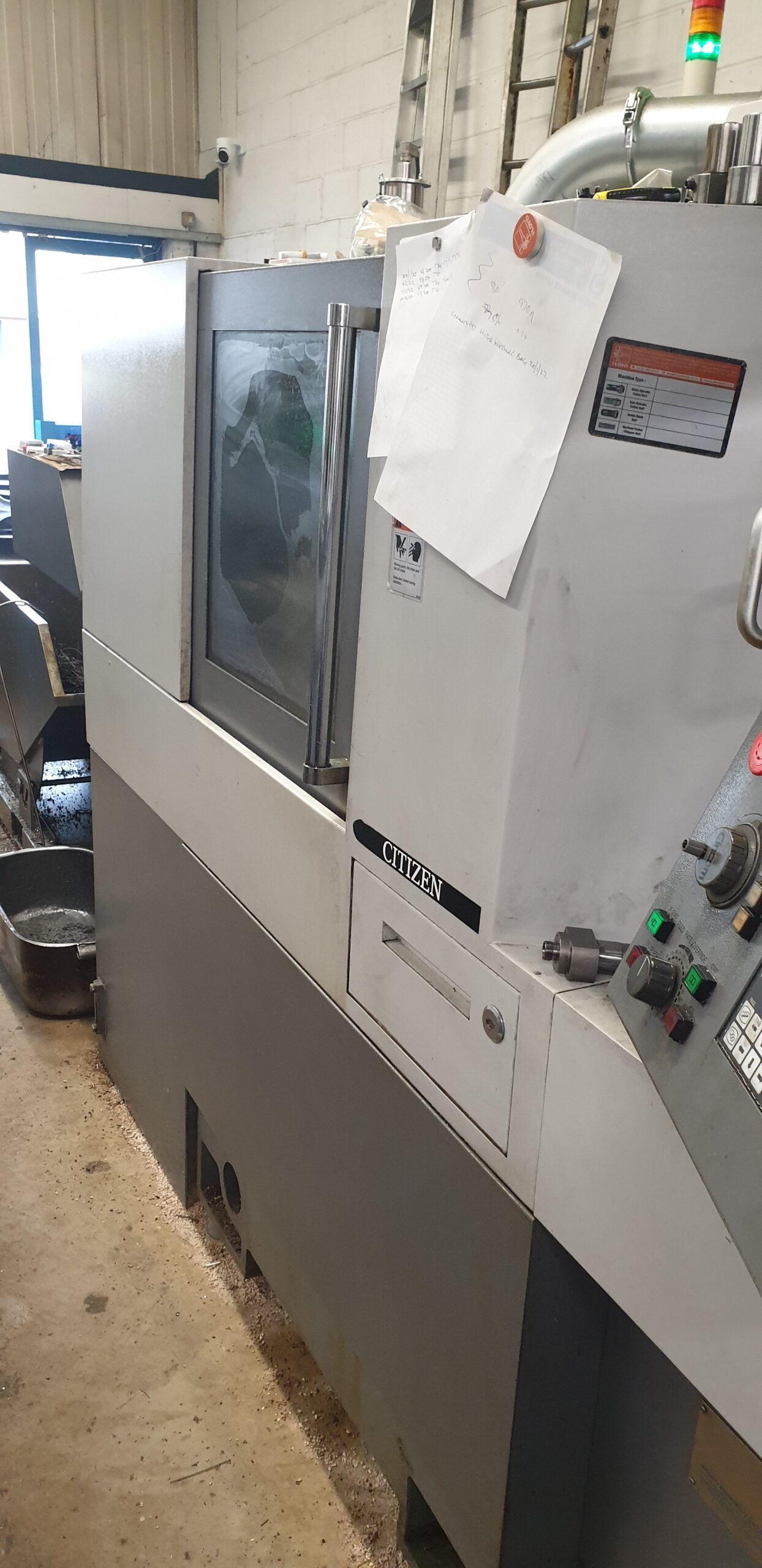 Preowned Citizen A32-VII 7 Axis CNC Sliding Headstock Turning Centre