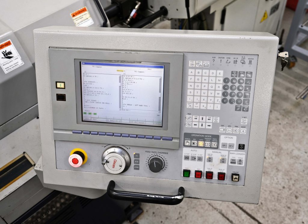 The 20-year-old control system looks surprisingly modern.