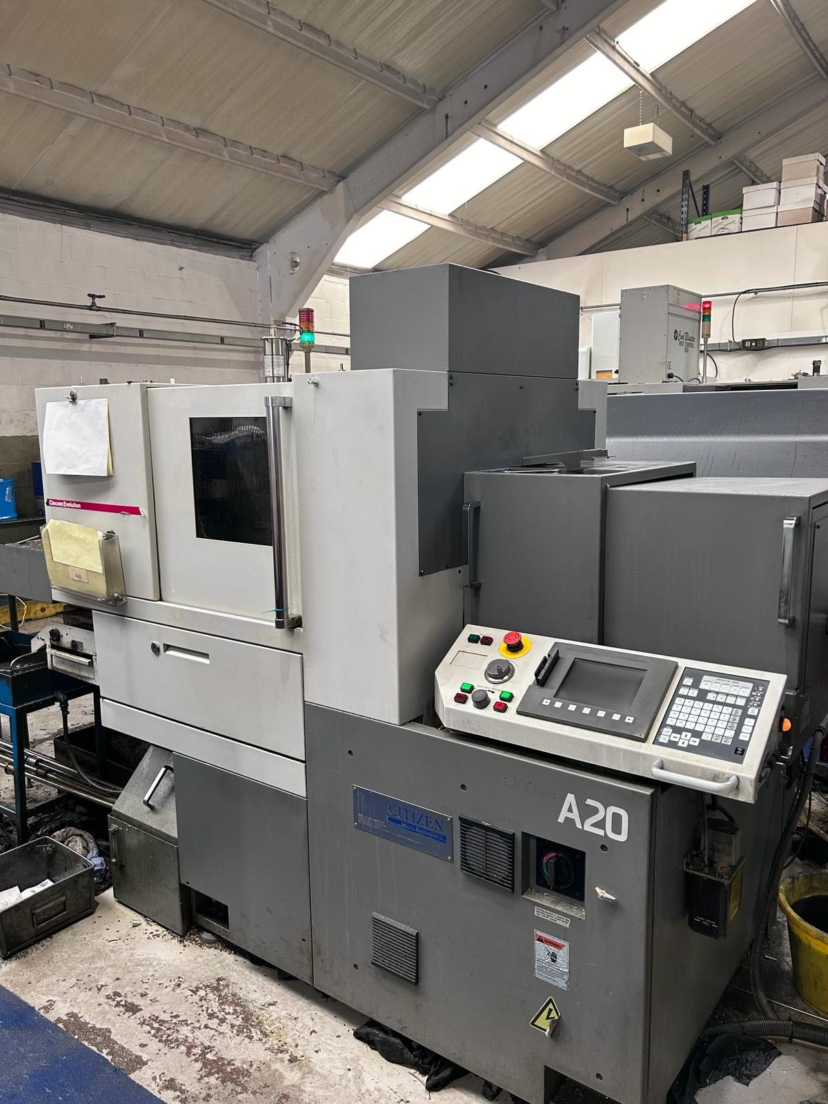Used Cincom A20-VIIPL 7 Axis CNC Sliding Headstock Lathe