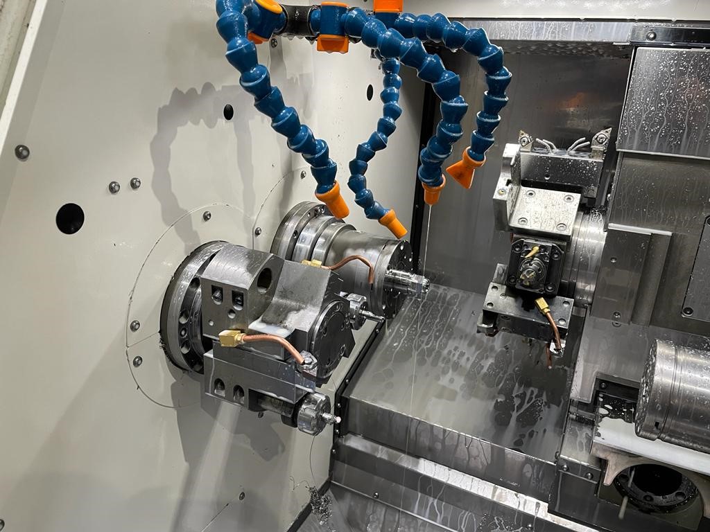 Main Spindle and Sub Turret