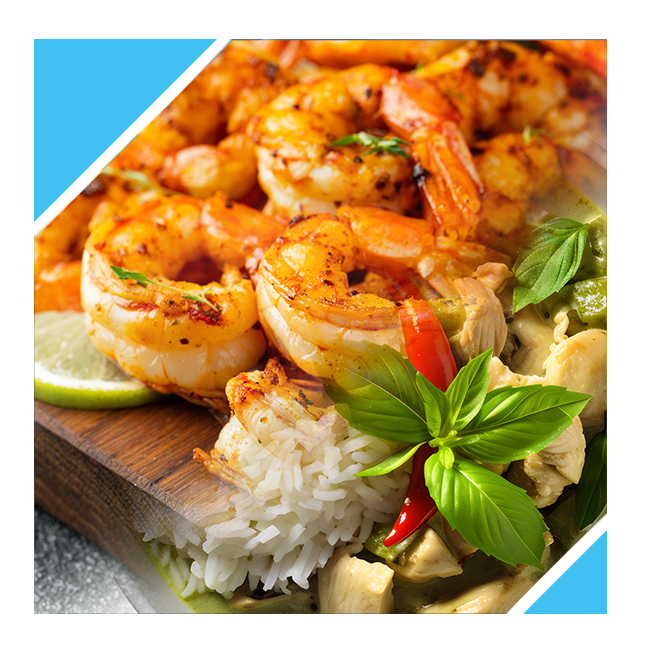 Shrimp & Thai Food